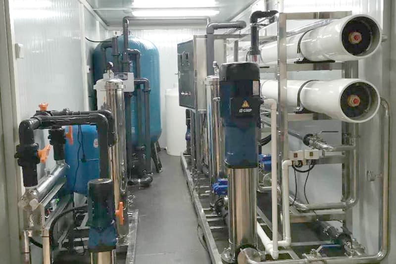 Containerized 5 m³per hour brackish water plant