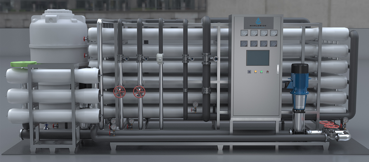 การบำบัดด้วย RO แบบแยกเกลือ