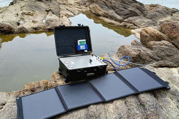 portable solar powered desalination unit