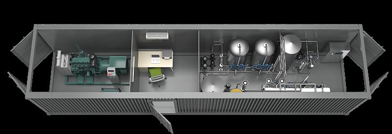 Containerized Seawater Desalination System cad