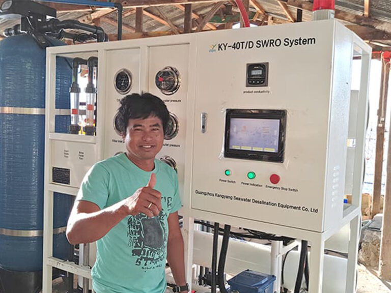 Sistem Reverse Osmosis Air Laut 40 Ton Per Hari di Filipina