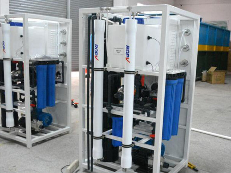 Aplicación de la planta desalinizadora de agua de mar