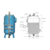 Bộ lọc phương tiện bằng thép carbon